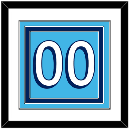 Pittsburgh Number (Back) - Road Powder Blue (1967-1968) - Premier Tier 1