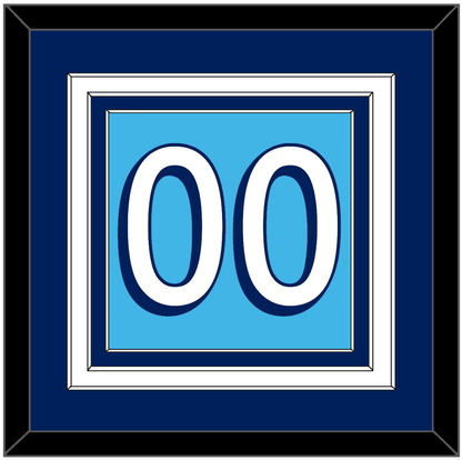 Pittsburgh Number (Back) - Road Powder Blue (1967-1968) - Premier Tier 3