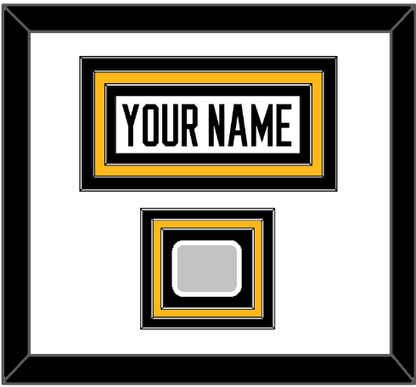 Pittsburgh Nameplate & Stanley Cup Finals Patch - Road White - Premier Tier 2