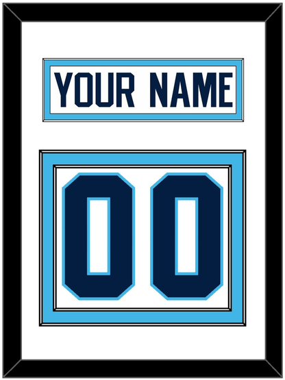 Pittsburgh Nameplate & Number (Back) - Home White (1970-1972) - Signature Tier 1