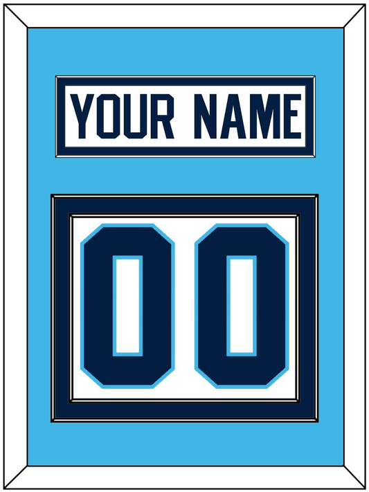 Pittsburgh Nameplate & Number (Back) - Home White (1970-1972) - Signature Tier 2