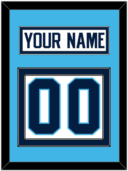 Pittsburgh Nameplate & Number (Back) - Home White (1970-1972) - Signature Tier 2