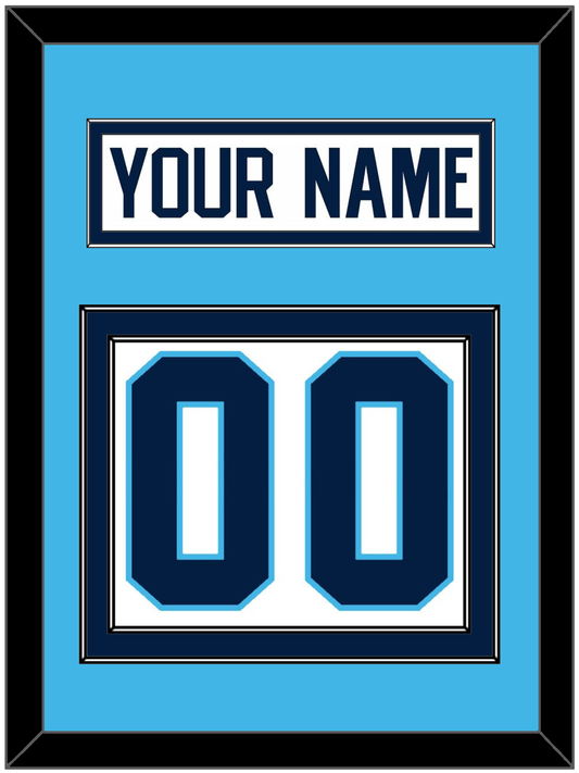 Pittsburgh Nameplate & Number (Back) - Home White (1970-1972) - Signature Tier 2