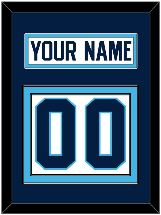 Pittsburgh Nameplate & Number (Back) - Home White (1970-1972) - Signature Tier 3