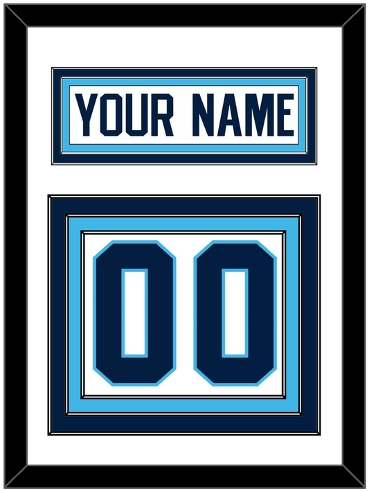Pittsburgh Nameplate & Number (Back) - Home White (1970-1972) - Premier Tier 1