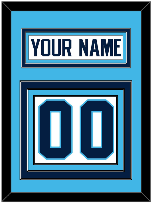Pittsburgh Nameplate & Number (Back) - Home White (1970-1972) - Premier Tier 2