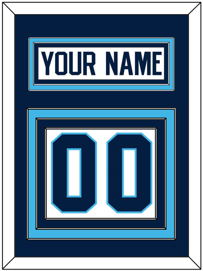 Pittsburgh Nameplate & Number (Back) - Home White (1970-1972) - Premier Tier 3