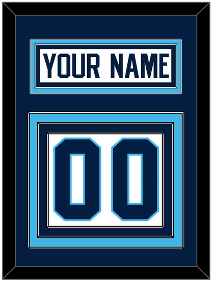 Pittsburgh Nameplate & Number (Back) - Home White (1970-1972) - Premier Tier 3