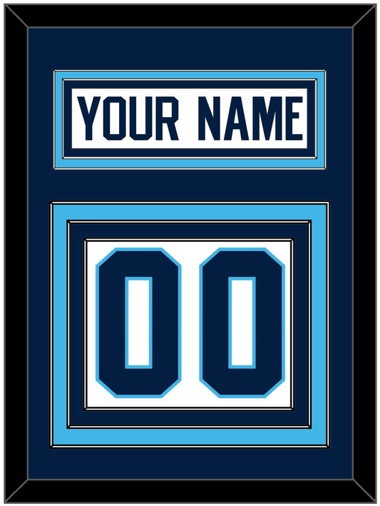 Pittsburgh Nameplate & Number (Back) - Home White (1970-1972) - Premier Tier 3