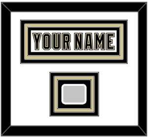 Pittsburgh Nameplate & Stanley Cup Finals Patch - Road White (2007-2016) - Triple Mat 2