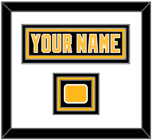 Pittsburgh Nameplate & Logo Patch - Road Black (1992-1997) - Premier Tier 1
