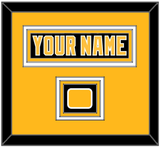 Pittsburgh Nameplate & Logo Patch - Road Black (1992-1997) - Triple Mat 2