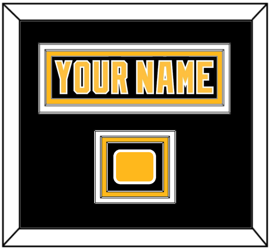 Pittsburgh Nameplate & Logo Patch - Road Black (1992-1997) - Premier Tier 3