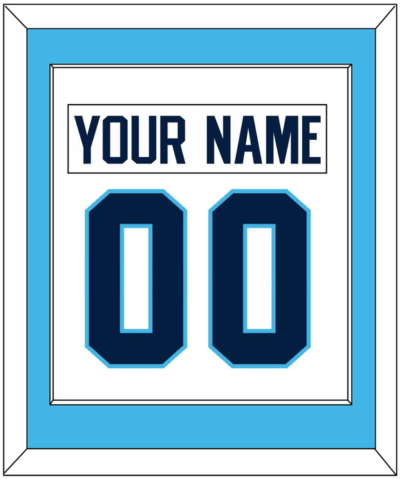 Pittsburgh Nameplate & Number (Back) Combined - Home White (1970-1972) - Single Mat 1