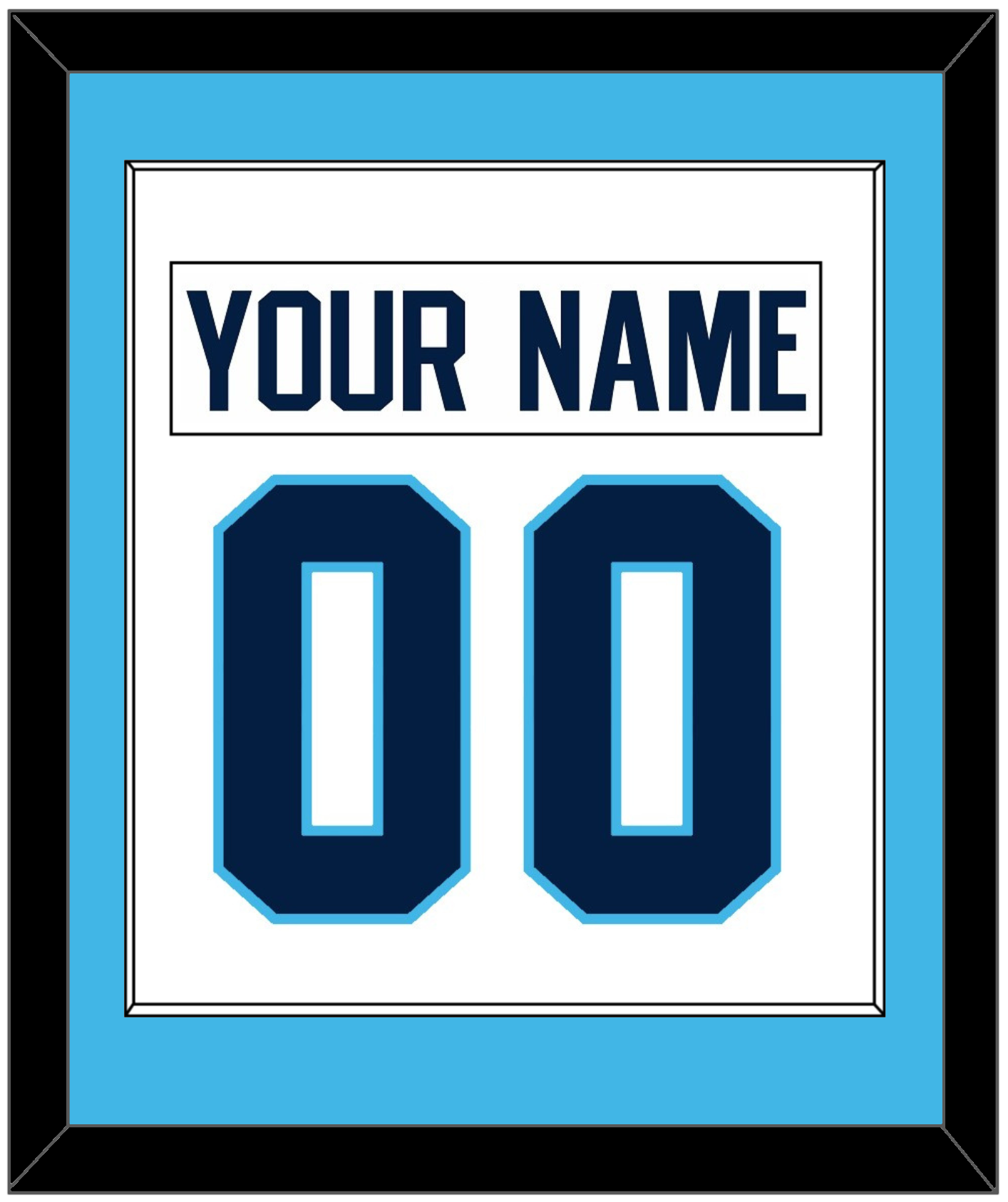 Pittsburgh Nameplate & Number (Back) Combined - Home White (1970-1972) - Essential Tier 1