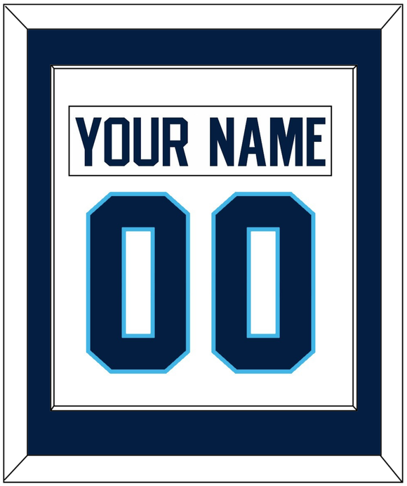 Pittsburgh Nameplate & Number (Back) Combined - Home White (1970-1972) - Single Mat 2