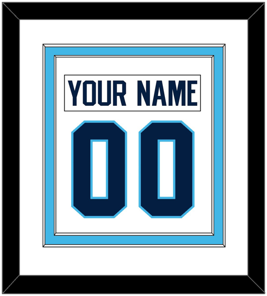 Pittsburgh Nameplate & Number (Back) Combined - Home White (1970-1972) - Signature Tier 1