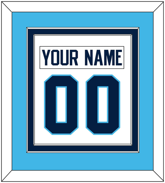 Pittsburgh Nameplate & Number (Back) Combined - Home White (1970-1972) - Signature Tier 2