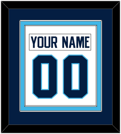 Pittsburgh Nameplate & Number (Back) Combined - Home White (1970-1972) - Signature Tier 3