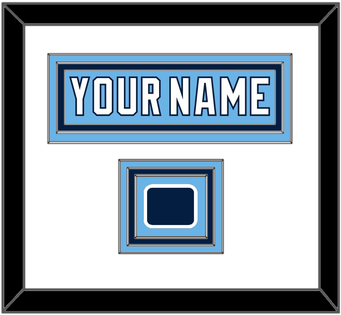 Pittsburgh Nameplate & 2008 Winter Classic Patch - Powder Blue Jersey - Premier Tier 1