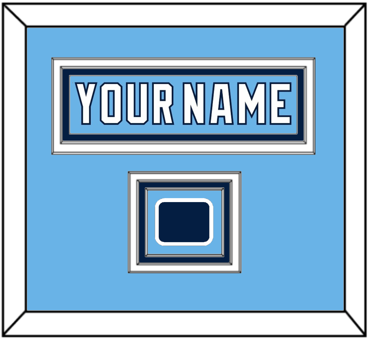 Pittsburgh Nameplate & 2008 Winter Classic Patch - Powder Blue Jersey - Premier Tier 2