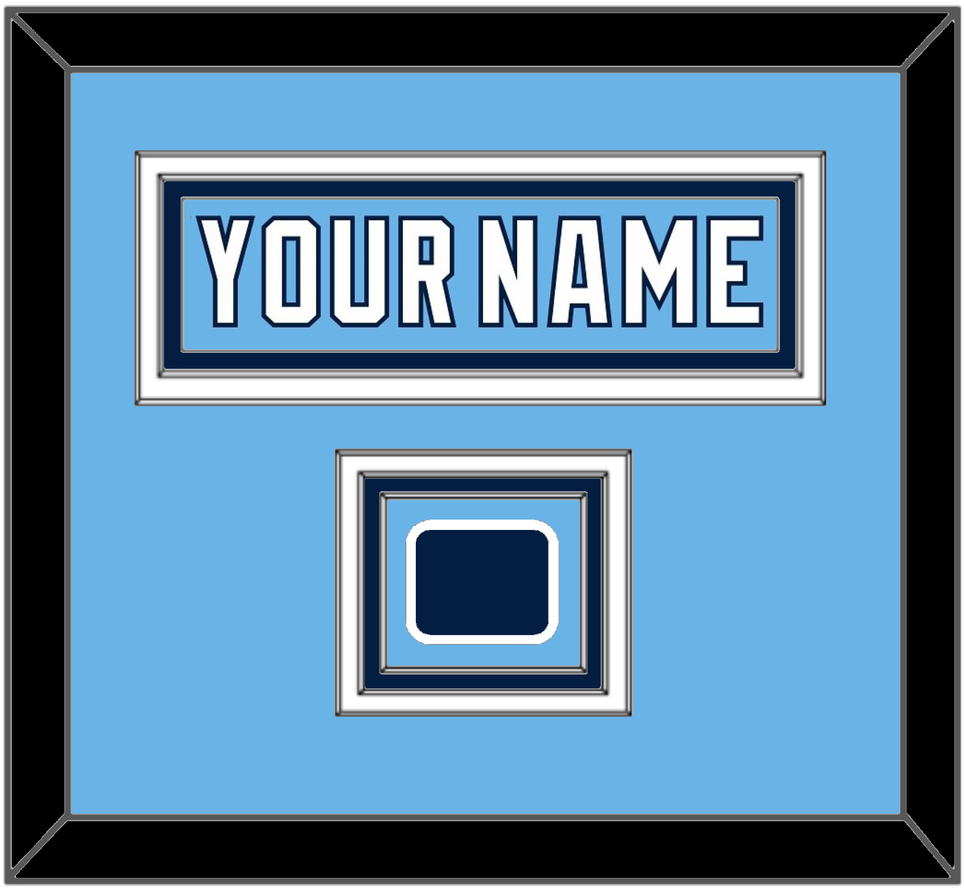 Pittsburgh Nameplate & 2008 Winter Classic Patch - Powder Blue Jersey - Premier Tier 2