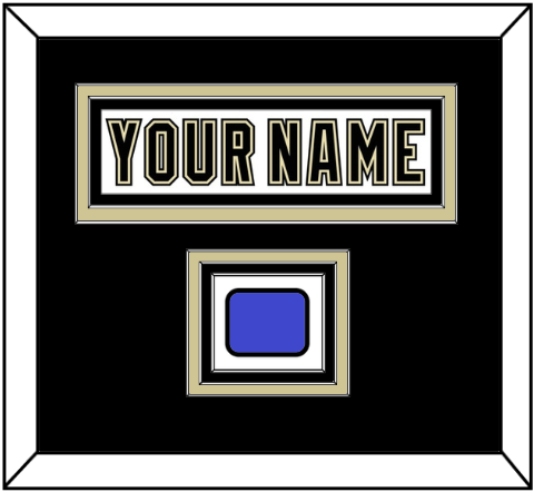 Pittsburgh Nameplate & 2014 Stadium Series-Chicago Patch - White Jersey - Triple Mat 3