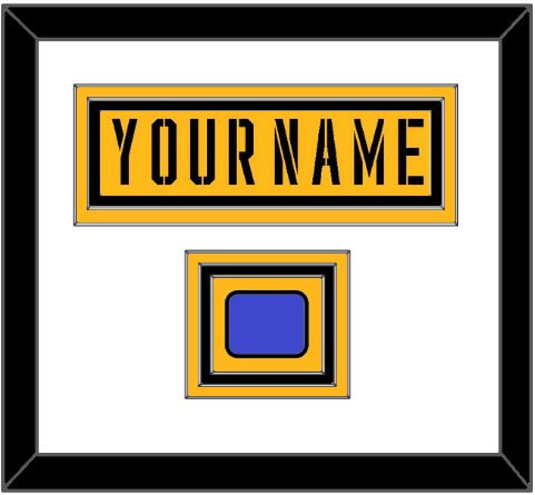 Pittsburgh Nameplate & 2017 Stadium Series Patch - Gold Jersey - Premier Tier 1