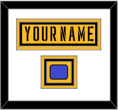 Pittsburgh Nameplate & 2017 Stadium Series Patch - Gold Jersey - Premier Tier 1