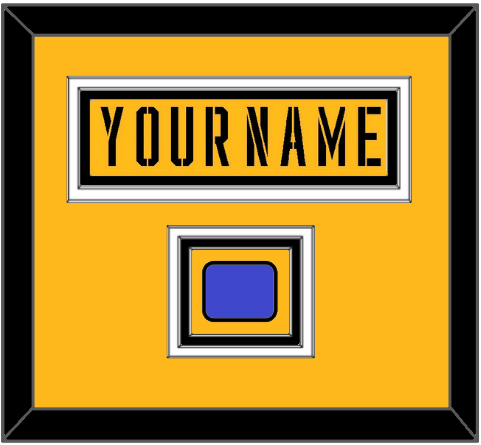 Pittsburgh Nameplate & 2017 Stadium Series Patch - Gold Jersey - Premier Tier 2