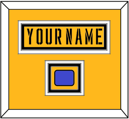 Pittsburgh Nameplate & 2017 Stadium Series Patch - Gold Jersey - Premier Tier 2