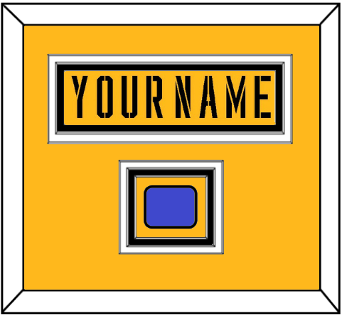 Pittsburgh Nameplate & 2017 Stadium Series Patch - Gold Jersey - Premier Tier 2