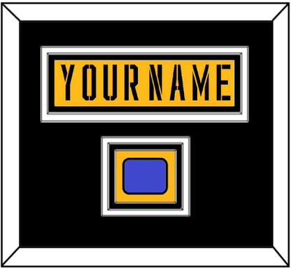 Pittsburgh Nameplate & 2017 Stadium Series Patch - Gold Jersey - Premier Tier 3