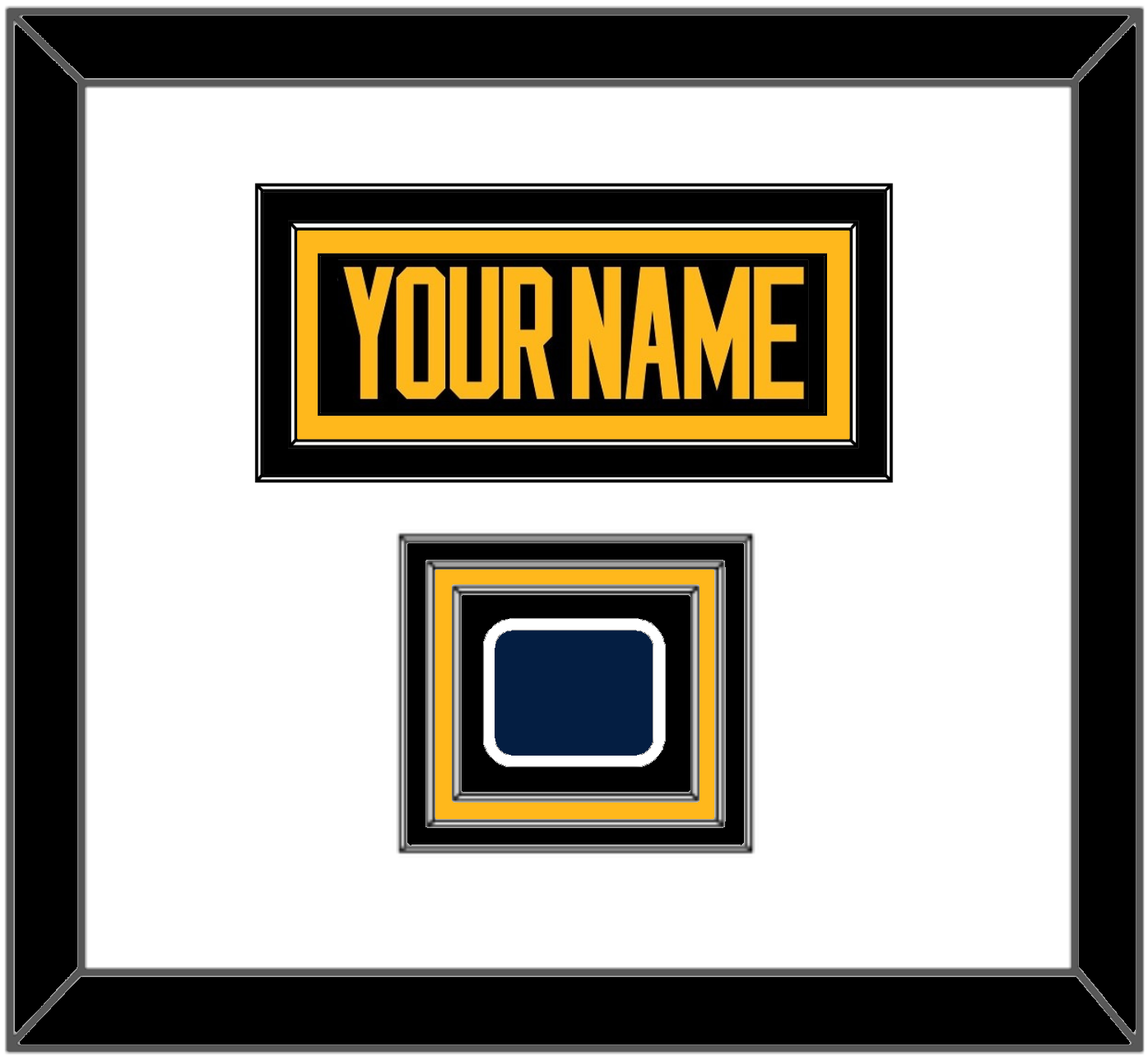 Pittsburgh Nameplate & 2019 Stadium Series Patch - Black Jersey - Premier Tier 1