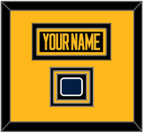 Pittsburgh Nameplate & 2019 Stadium Series Patch - Black Jersey - Triple Mat 2