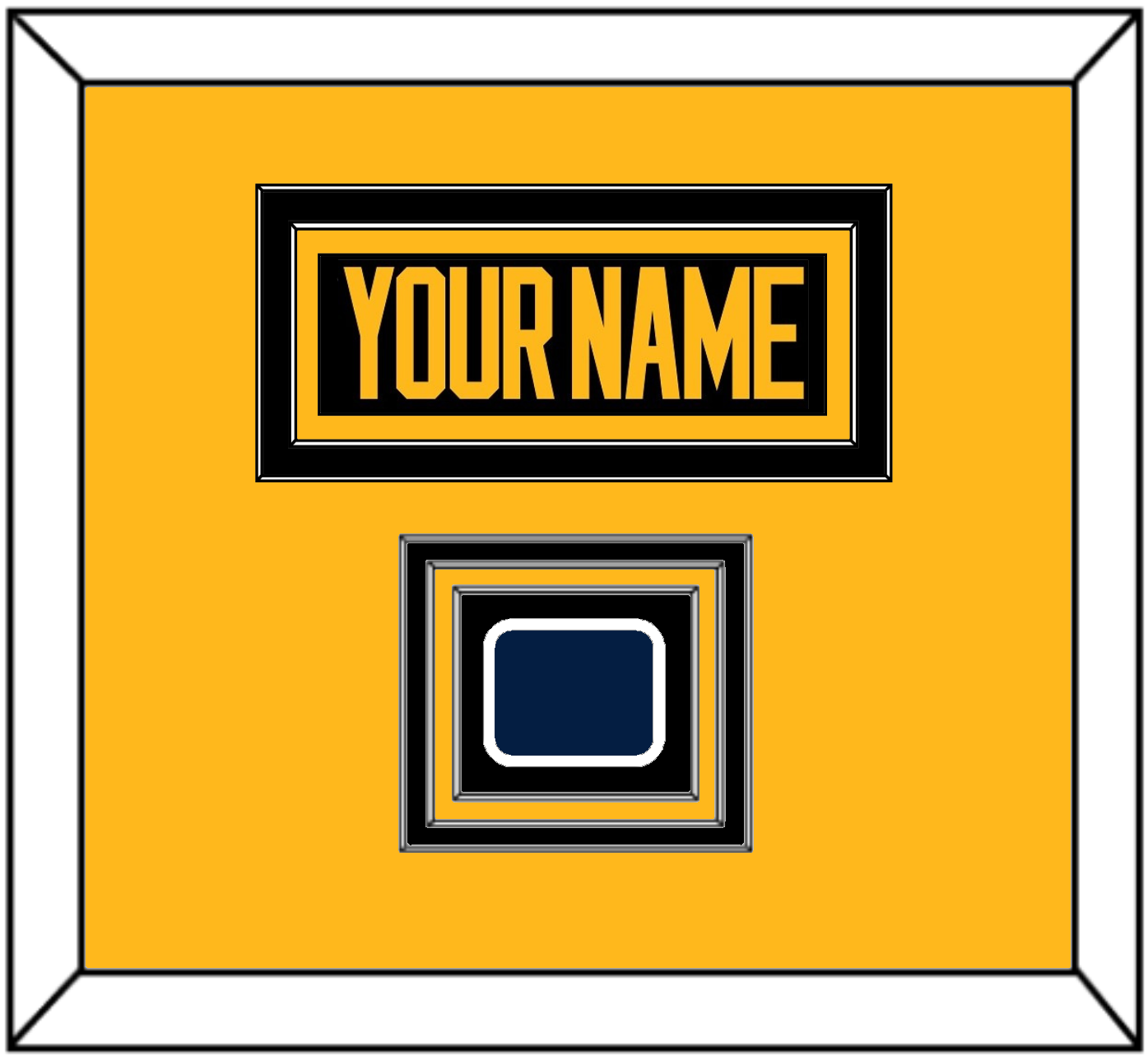 Pittsburgh Nameplate & 2019 Stadium Series Patch - Black Jersey - Premier Tier 2