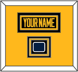 Pittsburgh Nameplate & 2019 Stadium Series Patch - Black Jersey - Triple Mat 2