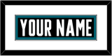 San Jose Nameplate - Alternate Black - Single Mat 1