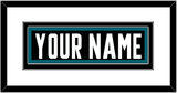 San Jose Nameplate - Alternate Black - Double Mat 1