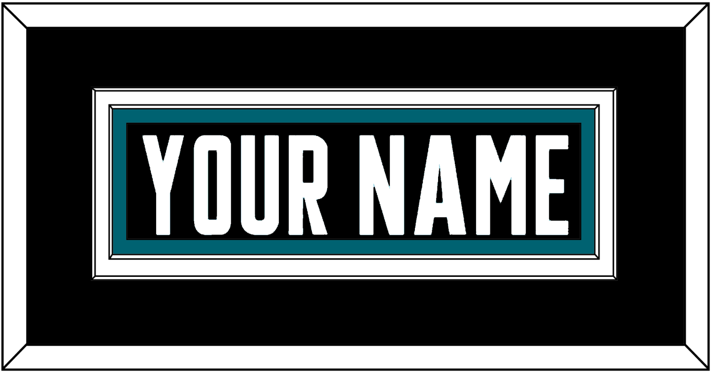 San Jose Nameplate - Alternate Black - Signature Tier 2