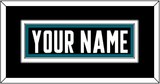 San Jose Nameplate - Alternate Black - Double Mat 2