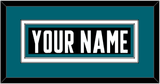 San Jose Nameplate - Alternate Black - Double Mat 3