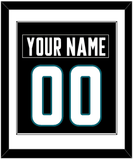 San Jose Nameplate & Number (Back) Combined - Alternate Black - Single Mat 1