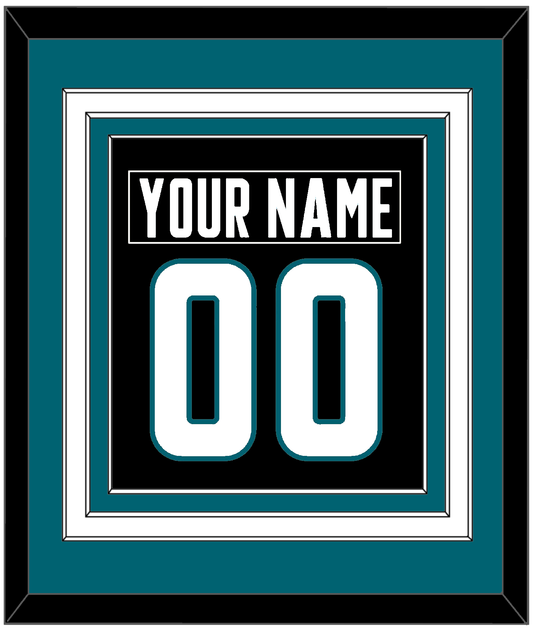 San Jose Nameplate & Number (Back) Combined - Alternate Black - Premier Tier 4