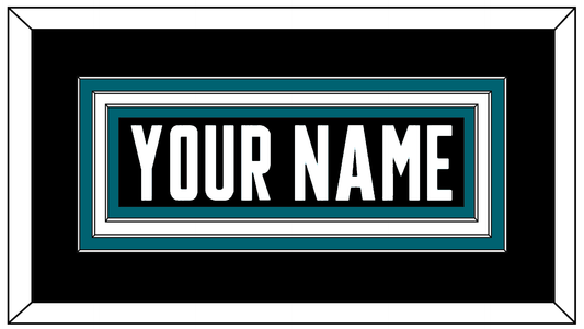 San Jose Nameplate - Alternate Black - Premier Tier 1