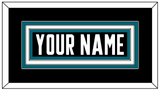 San Jose Nameplate - Alternate Black - Triple Mat 1