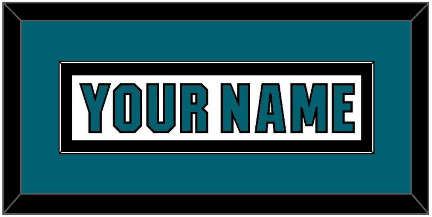 San Jose Nameplate - Road White (2017-2022) - Essential Tier 2