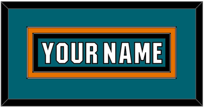 San Jose Nameplate - Home Teal (2017-2022) - Signature Tier 2