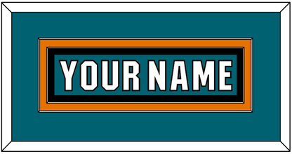 San Jose Nameplate - Home Teal (2017-2022) - Signature Tier 2