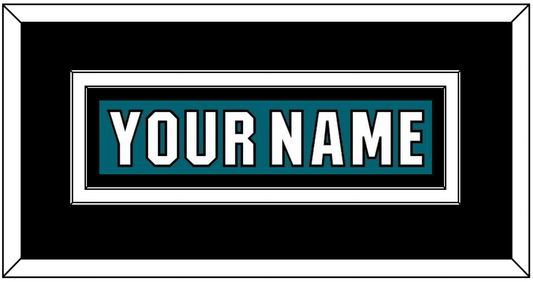 San Jose Nameplate - Home Teal (2017-2022) - Signature Tier 4